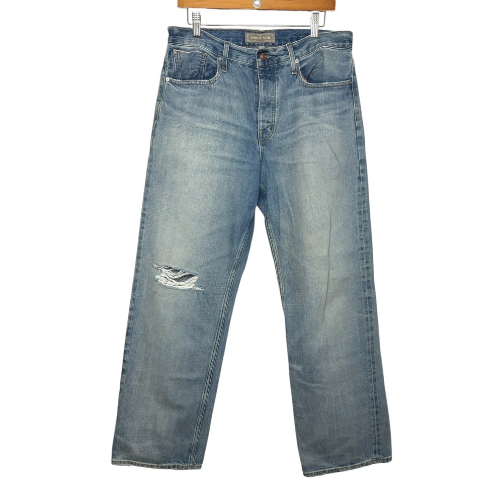 J. Crew Point Sur Canyon Mid Rise‎ Boyfriend Jeans Size 29 BE296 Relaxed Slouchy